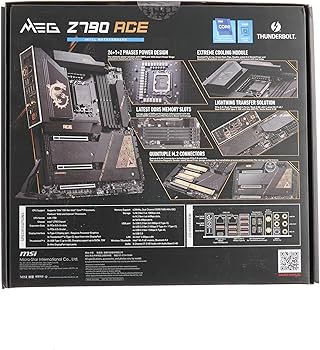 Amazon.co.jp: MSI MEG Z790 ACE マザーボード E-ATX - Intel Core 12